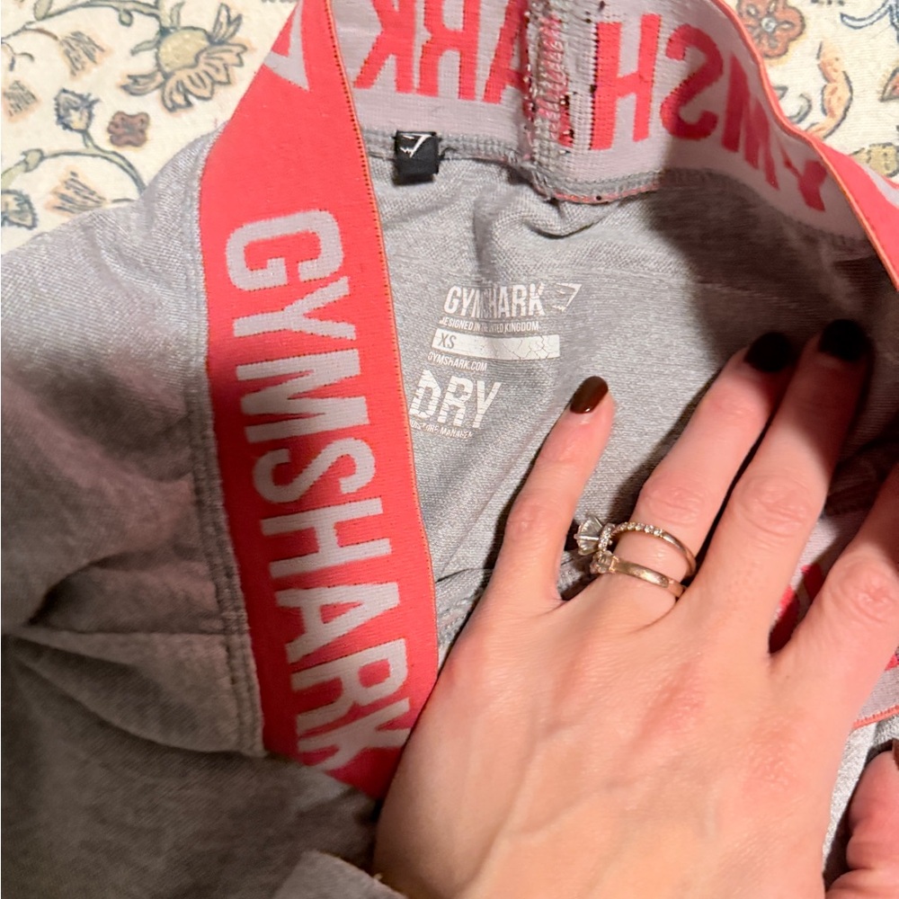 Gymshark Red and Gray Athletic Hoodie